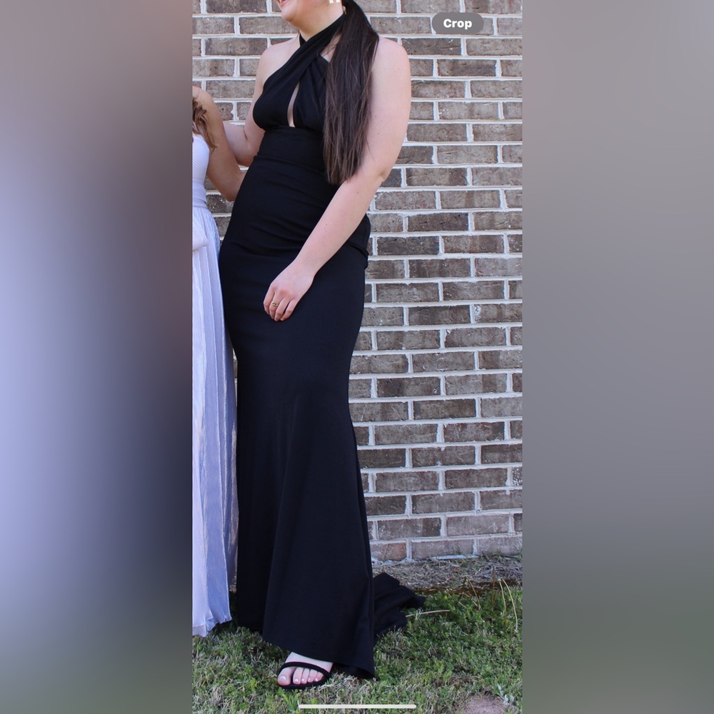 Black formal dress- worn once